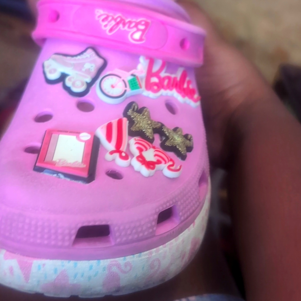 Barbie crocks size 4 in children